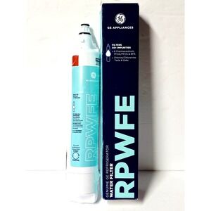 GE RPWFE Refrigerator Water Filter New Sealed Filter‎ White
